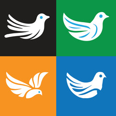 dove of peace in group