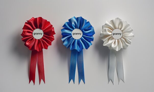 Winner Rosette Set with Ribbon