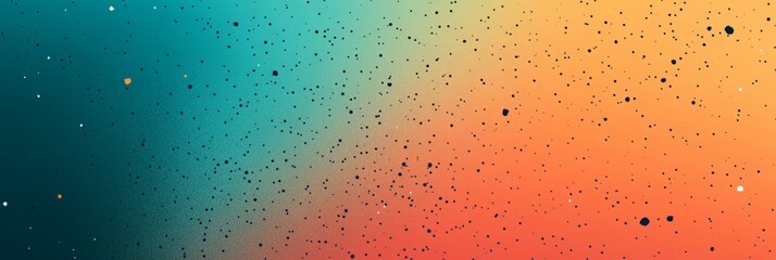 Colorful abstract background with vibrant gradients and scattered dots creating a dreamy effect