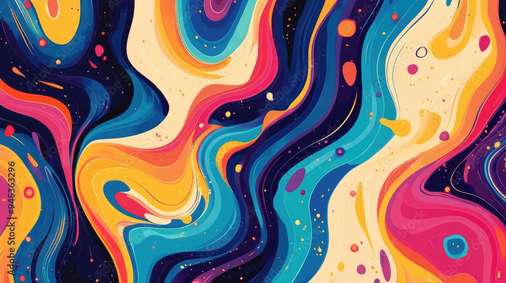 Poster abstract patterned background