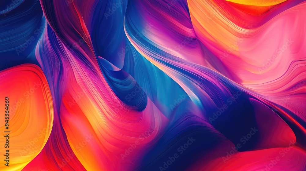 Poster abstract background design featuring vibrant colors and dynamic patterns to create a visually striki