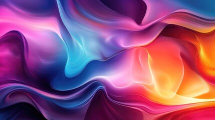 Fototapeta premium Abstract background design with vibrant colors and smooth gradients creating a dynamic visual aesthetic for various creative projects