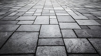 Cobblestone Path Perspective