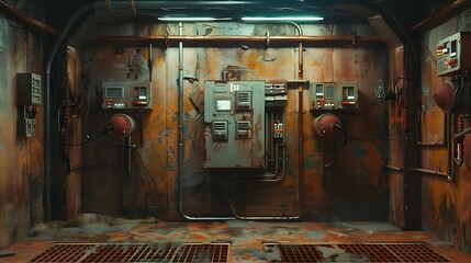 Futuristic Underground Facility