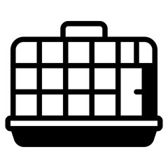 Cage cats equipment icon illustration 