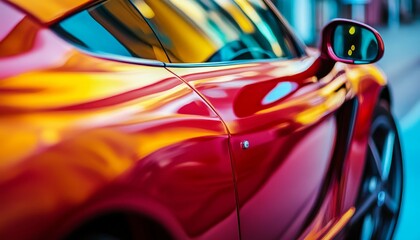 Abstract photography of a car  exploring the intersection of art and automotive design