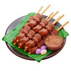 SATAY 3D ICON ILLUSTRATION