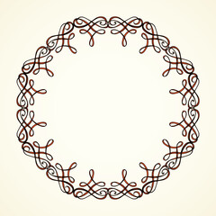 Old cute romantic book ribbon bow swirly tag swoosh element isolated on white paper card backdrop. Freehand black ink pen outline drawn curly corner sketchy in artistic rustic curlicue scrawl style