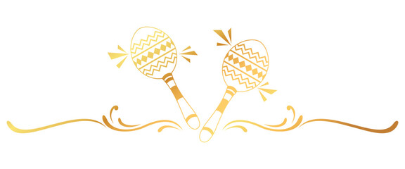 Illustration of Mexican holiday party Cinco de Mayo