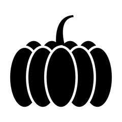 
An illustration showing a black scary pumpkin icon on a white background. For Halloween