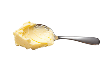 High-quality butter knife with ergonomic handle isolated on white background for kitchen utensil design and culinary presentation projects