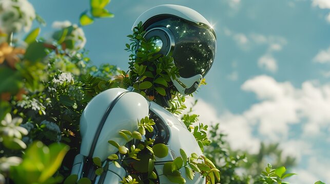 Artificial intelligence technology green low-carbon robot