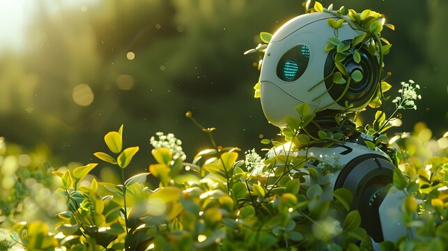 Artificial intelligence technology green low-carbon robot