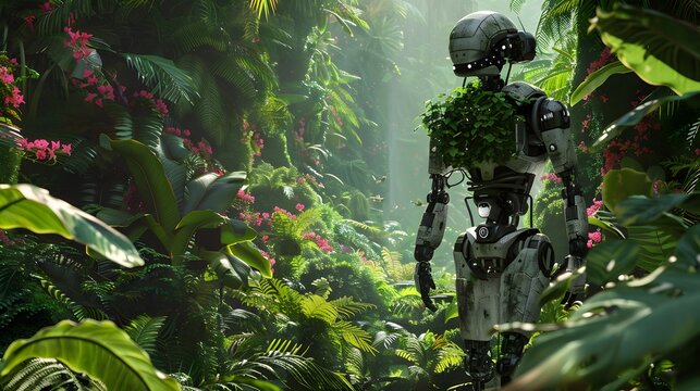 Artificial intelligence technology green low-carbon robot