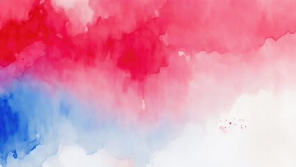 Red watercolor abstract background. Abstract Blue texture Watercolor background