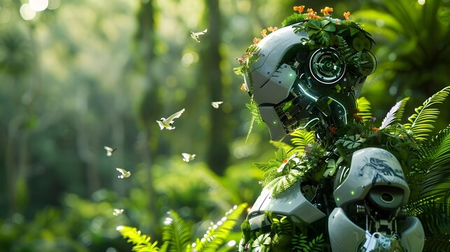 Artificial intelligence technology green low-carbon robot