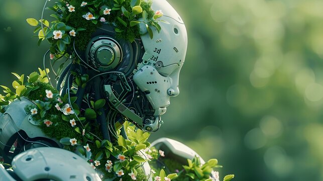 Artificial intelligence technology green low-carbon robot