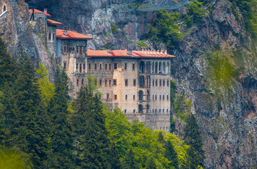 Sumela Monastery (Turkish: Sümela Manastırı) is a Greek Orthodox monastery, in the Maçka district of Trabzon Province in modern Turkey.