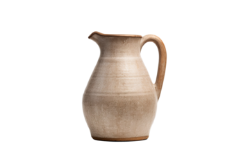 High-resolution jug isolated on transparent background for culinary projects, kitchenware designs, and beverage-themed illustrations in digital art and marketing