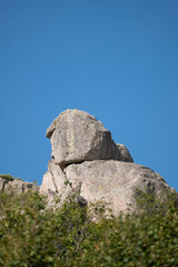 rock in the mountains