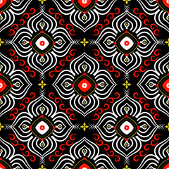 Seamless woven fabric, Applied Thai fabric pattern, can be used for textile , wallpaper, clothing, tile.