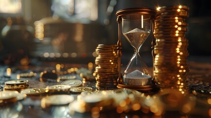 Time and money wealth accumulation