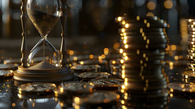 Time and money wealth accumulation