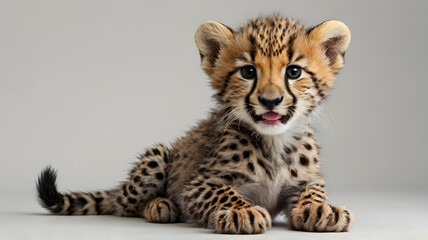 Obraz premium cheetah kitten