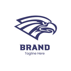 Eagle Head Logo Design Template