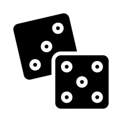 dice glyph icon