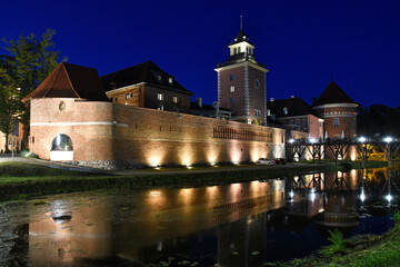 The Castle of the Warmian Bishops in Lidzbark Warmiński, Poland