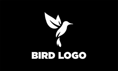 Flying bird unique logo design