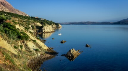Adriatic Sea Coast, Pag Island, Croatia
