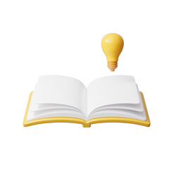 3d rendering cartoon books picture