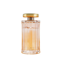 3d rendering glass perfume bottle