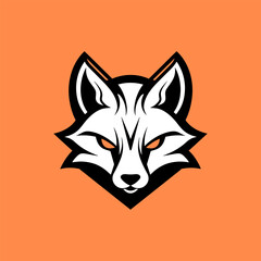 Scary Expressive Wolf Head Logo Illustration - Mascot for Gaming and E-Sports