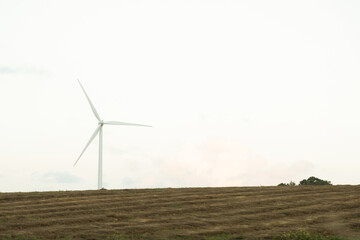 wind turbines farm, wind power generation equipment, clean energy, renewable energy