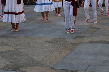 Basque folk dance exhibition