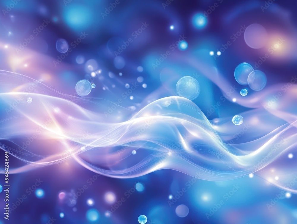 Poster a mesmerizing abstract background featuring soft waves and vibrant colors, perfect for creative proj