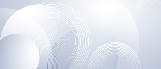 Modern abstract background with circle lines. Digital or Technology concept. vector illustration.
