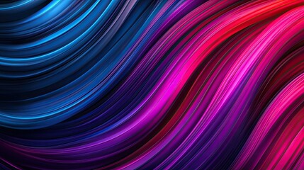Vibrant abstract background featuring flowing curves of blue and pink hues, perfect for digital designs and artistic projects.