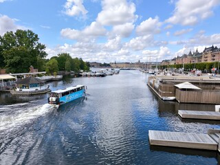 Boats between Stockholm's islands