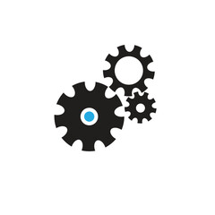 gear icon, Gear Settings symbol, cogwheel, Vector Illustration
