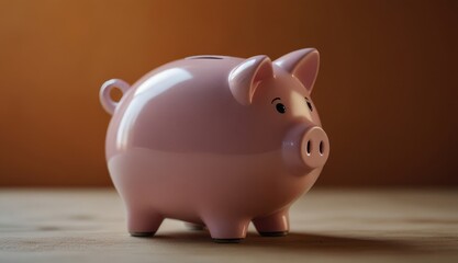 Charming Pink Piggy Bank