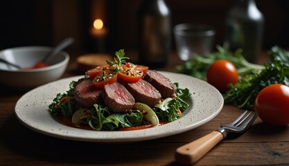 Delicious Grilled Steak Salad Delight