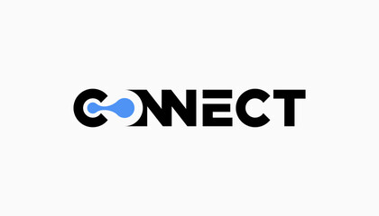 connect connections logo template vector illustration icon element