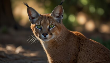 Obraz premium Majestic Caracal in Natural Habitat