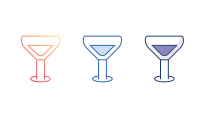 Blood Glass icon design with white background stock illustration