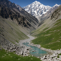 landscape in the mountains