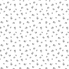Vector seamless pattern design illustration with stars and butterflies